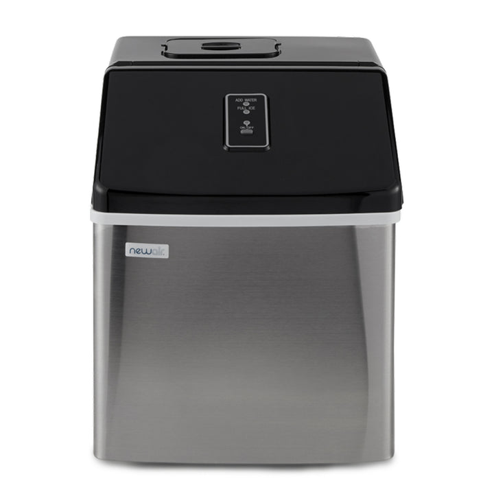 NewAir ClearIce40 Portable Clear Ice Maker Machine, Stainless Steel (Open Box)
