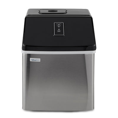 NewAir ClearIce40 Portable Countertop Clear Ice Maker, Stainless Steel (Used)