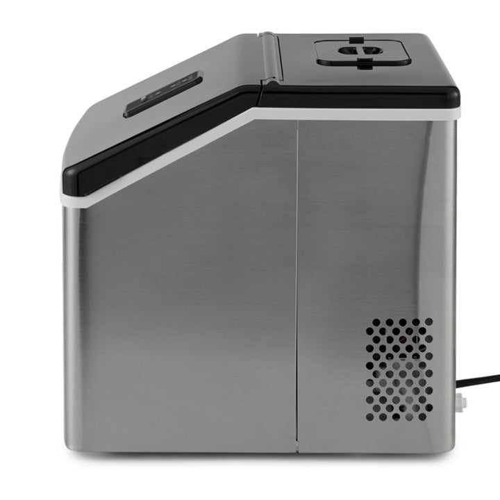 NewAir ClearIce40 Portable Clear Ice Maker Machine, Stainless Steel (Open Box)