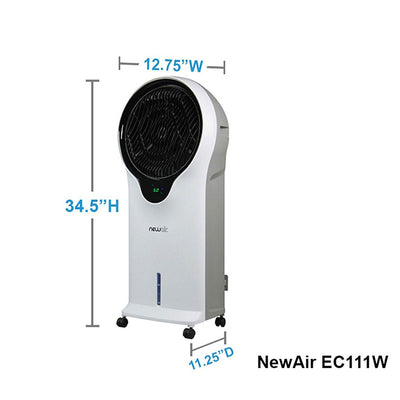 NewAir 250 Sq Ft 3 Speed Comfort Evaporative Cooler, White (Open Box) (2 Pack)