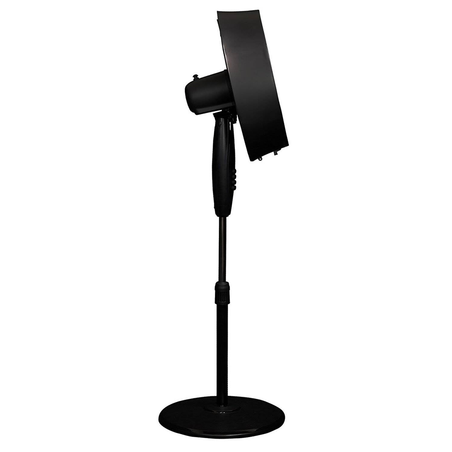NewAir18 In Ultra Quiet 3 Speed Outdoor Oscillating Misting Fan, Black(Open Box)