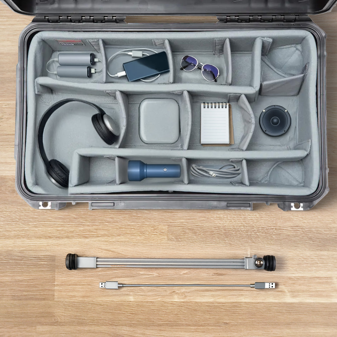 SKB Cases iSeries Case w/Think Tank Designed Dividers and Lid Organizer