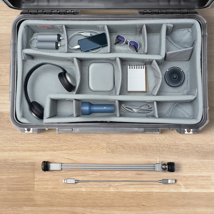 SKB Cases iSeries Case w/Think Tank Designed Dividers and Lid Organizer