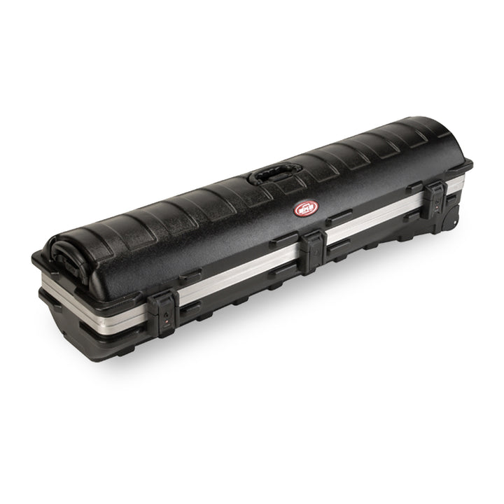 SKB Cases ATA Standard Hard Plastic Wheeled Golf Bag Travel Case, Black (2 Pack)