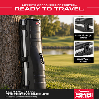 SKB Cases ATA Deluxe Standard Hard Plastic Golf Bag Travel Case (Open Box)