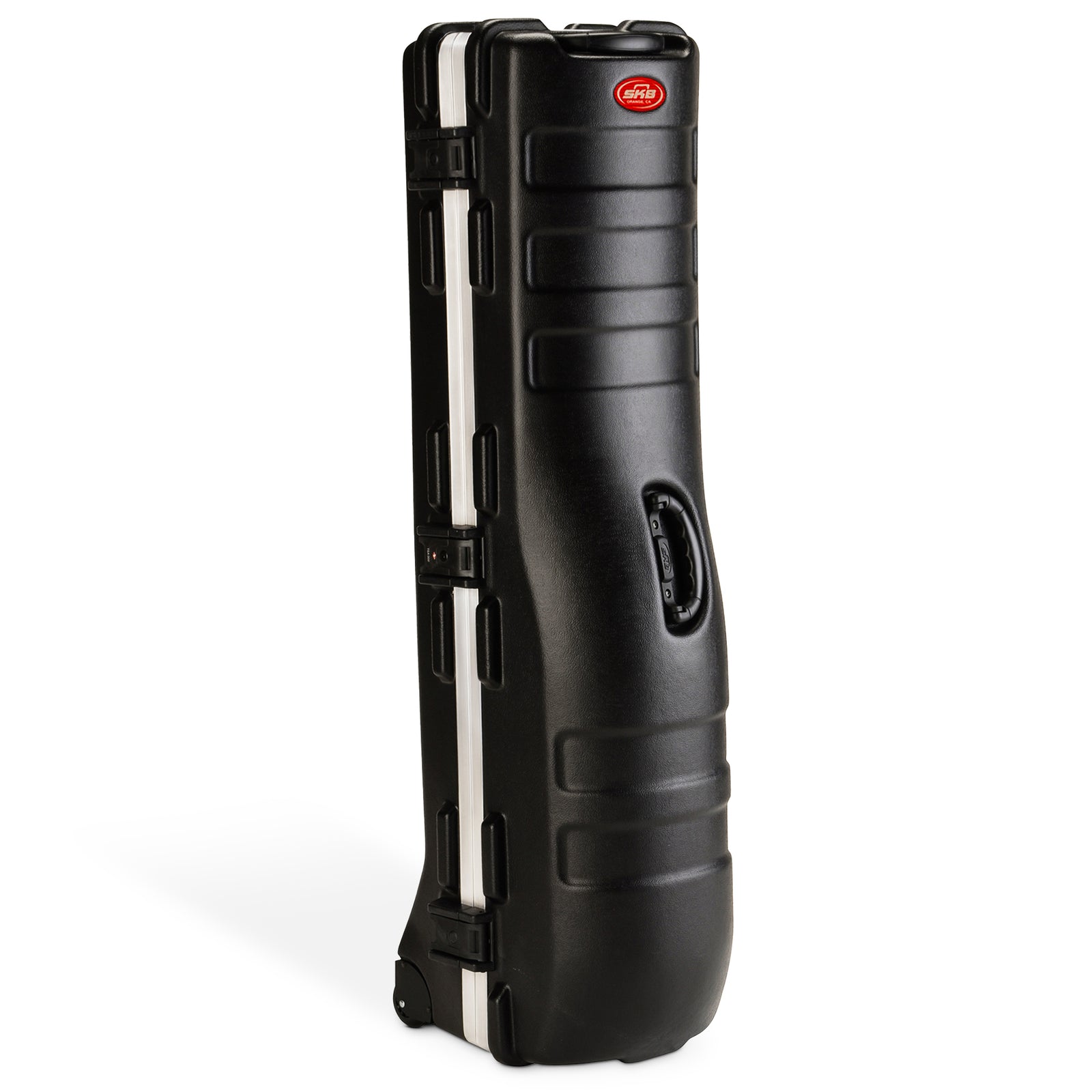 SKB Cases Deluxe ATA Hard Plastic Storage 2 Wheeled Cart Golf Bag Travel Case - VMInnovations