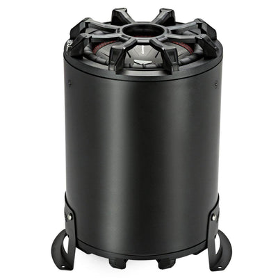 Kicker 45CWTB82 Car Audio Tube Enclosure w/ 8 Inch 2 Ohm Subwoofer and Grill
