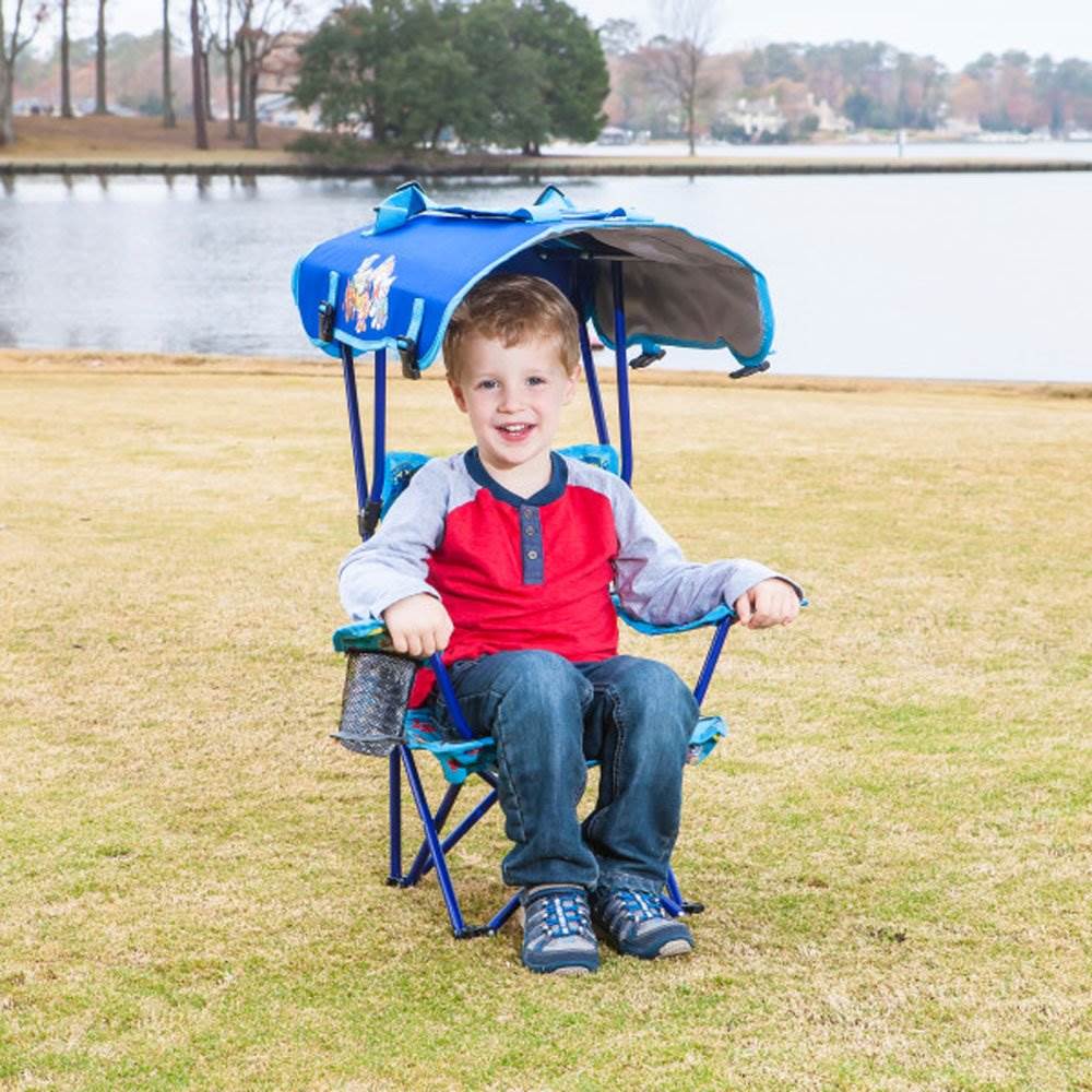 SwimWays Kids Paw Patrol Portable Folding Backpack Kid's Canopy Lounge Chair