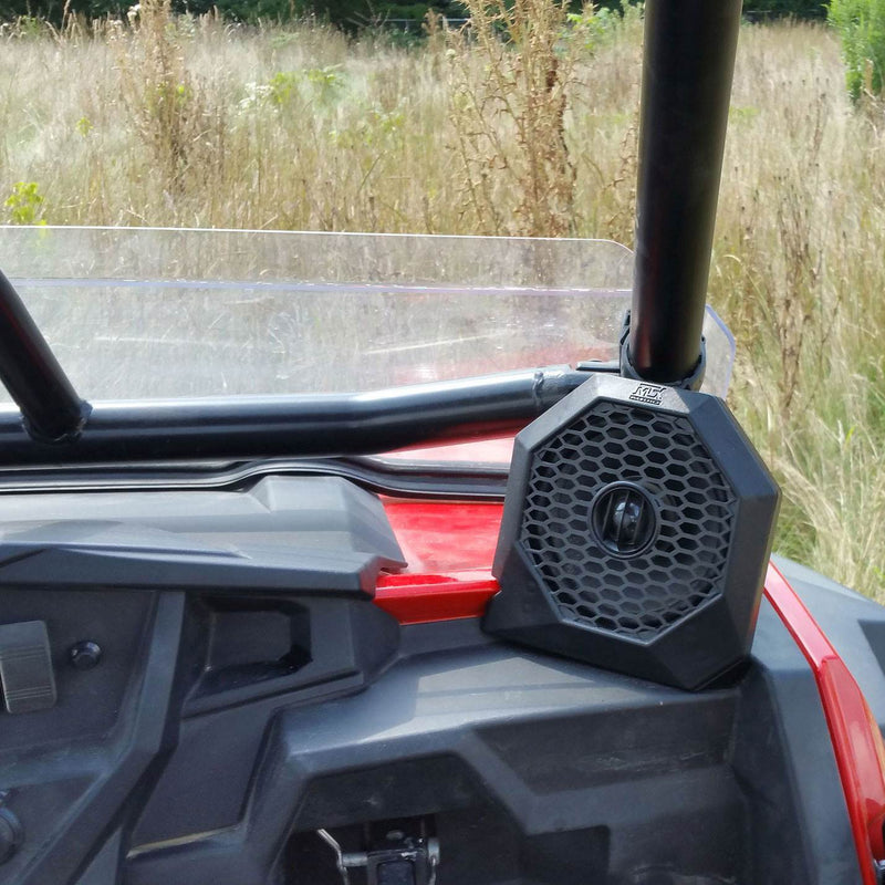 MTX Polaris RZRPOD65 6.5 Inch 130 Watt Dash Mount RZR ATV Coaxial Speakers, Pair