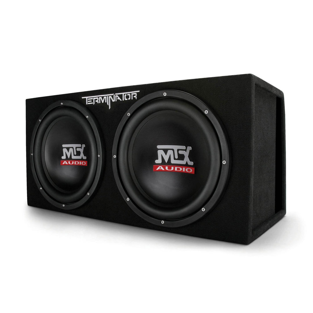 MTX 12-Inch 2000-Watt Max Car Audio Dual Loaded Subwoofer Box Enclosure (Used) - VMInnovations