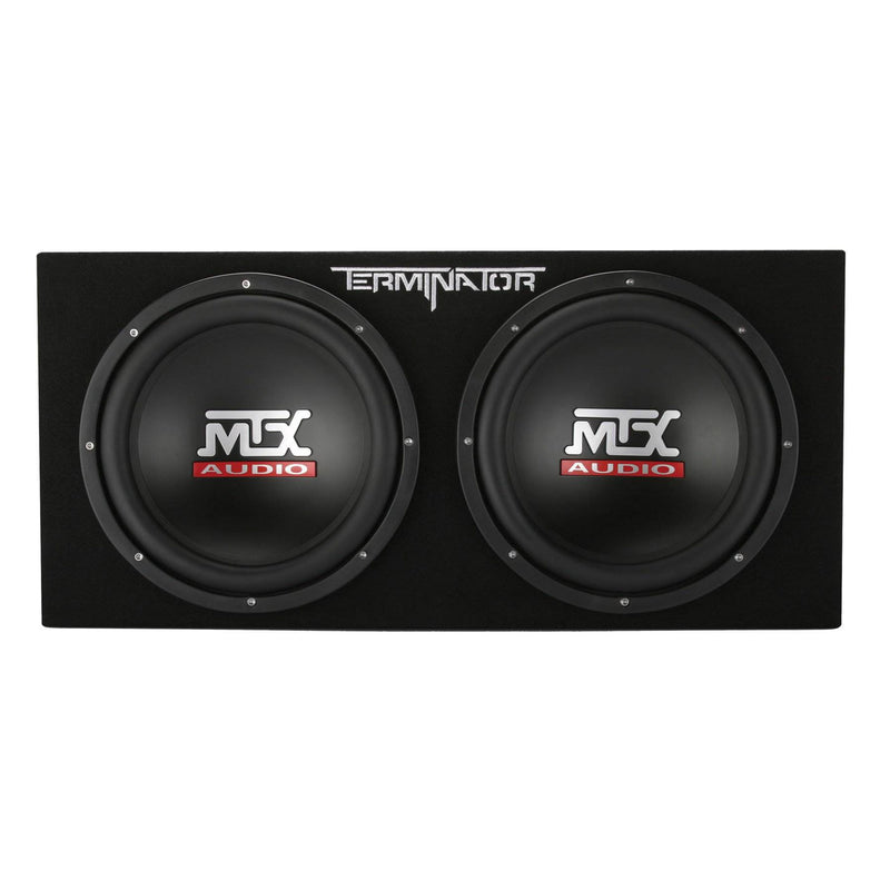 MTX 12-Inch 2000-Watt Max Car Audio Dual Loaded Subwoofer Box Enclosure (Used)