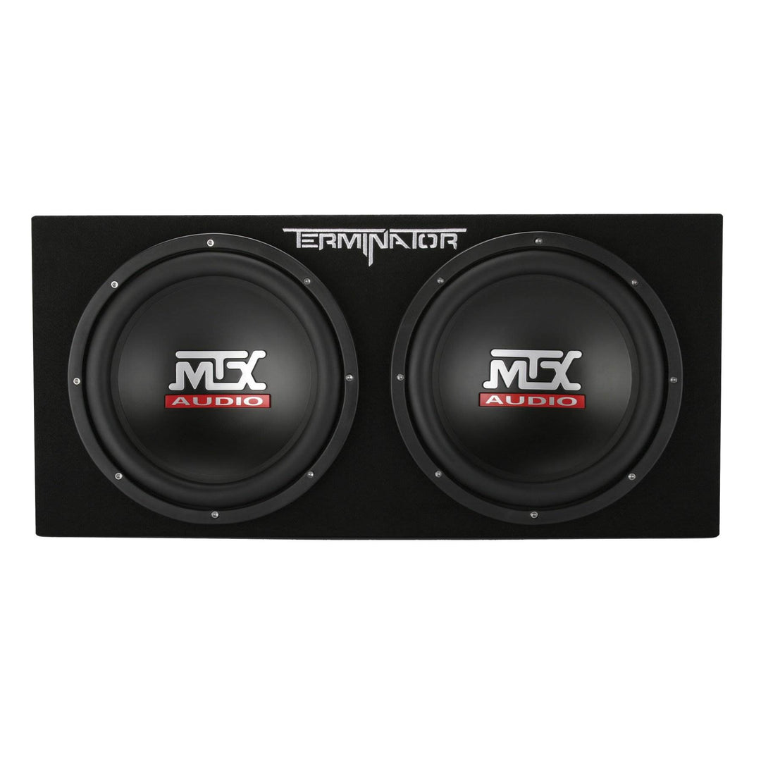MTX 12-Inch 2000-Watt Dual Loaded Subwoofer Enclosure with Amplifier (Open Box) - VMInnovations