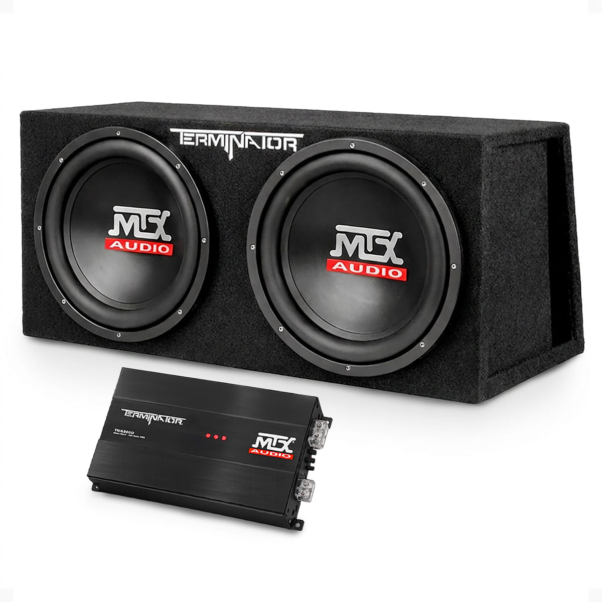 MTX TNP212DV 12" 2000W Dual Loaded Subwoofer Enclosure w/ Amplifier (For Parts)