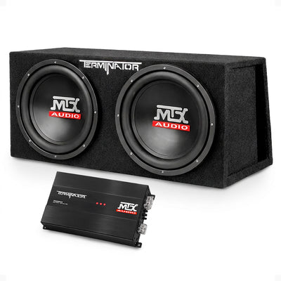 MTX TNP212DV 12" 2000W Dual Loaded Subwoofer Enclosure w/ Amplifier (For Parts)