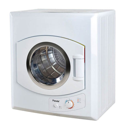 Panda 3.75 Cubic Ft Compact Laundry Front Load Electric Dryer, White (For Parts)