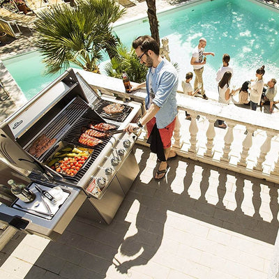 Napoleon  74,000 BTU Propane Gas Grill w/ Infrared Sid, Rear Burners (Open Box)