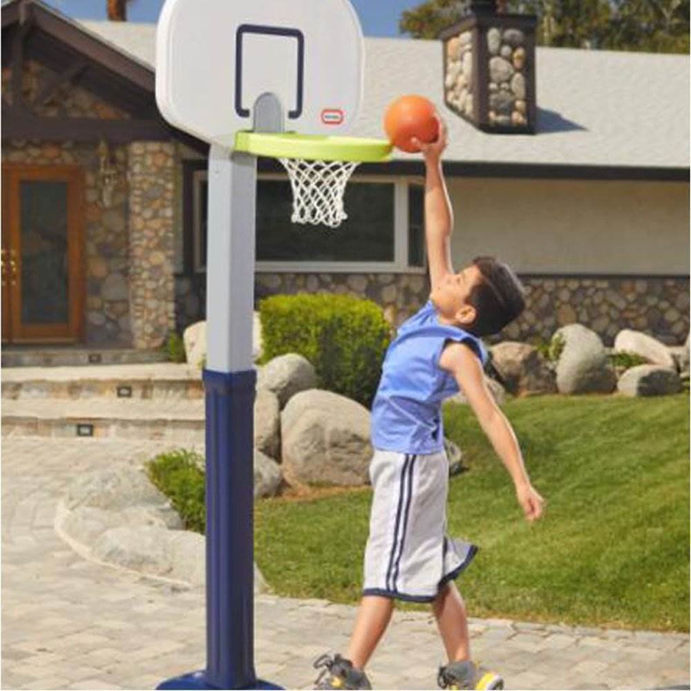 Little Tikes Adjust 'n Jam Pro Basketball Hoop Toy w/ Weighted Sand Base (Used) - VMInnovations