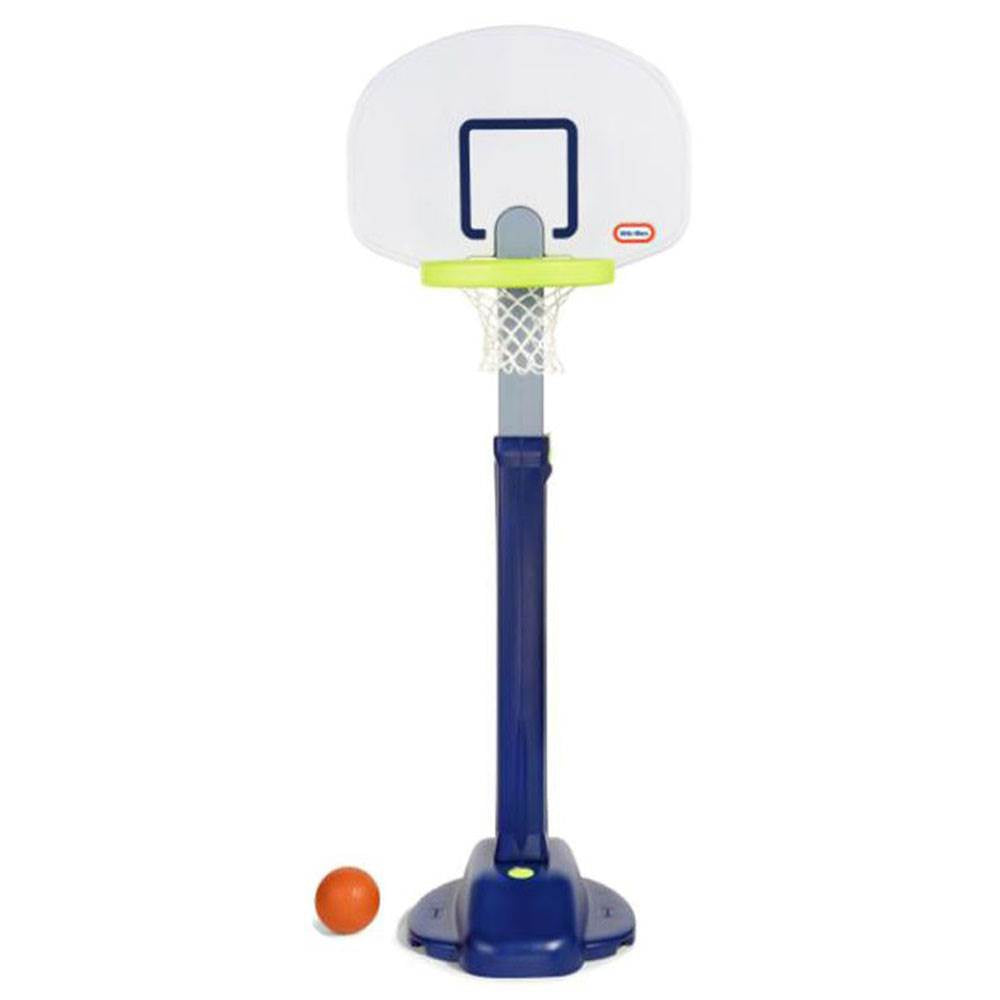 Little Tikes Adjust 'n Jam Pro Basketball Hoop Toy with Weighted Base (Open Box)