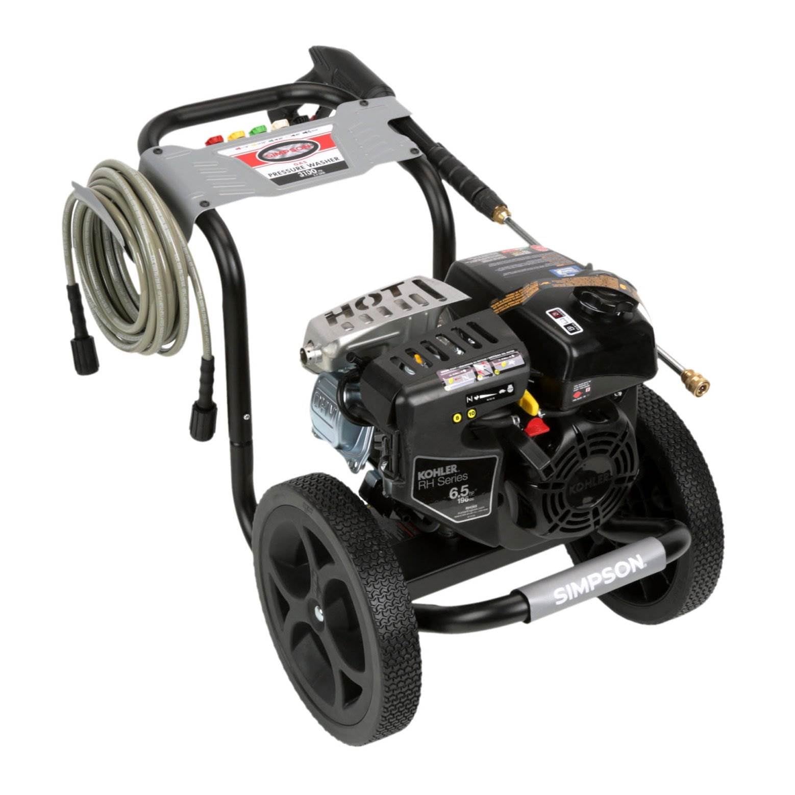 Simpson Megashot 2.4GPM 3100 PSI Portable High Pressure Washer (Open Box) - VMInnovations