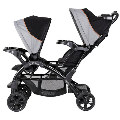 Baby Trend Dual Sit-n-Stand Toddler/Baby Stroller, Millennium Orange (Open Box)