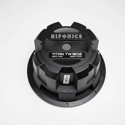 2) Hifonics TW10D2 Titan 800W 10 Inch Dual 2 Ohm High Power Car Audio Subwoofers