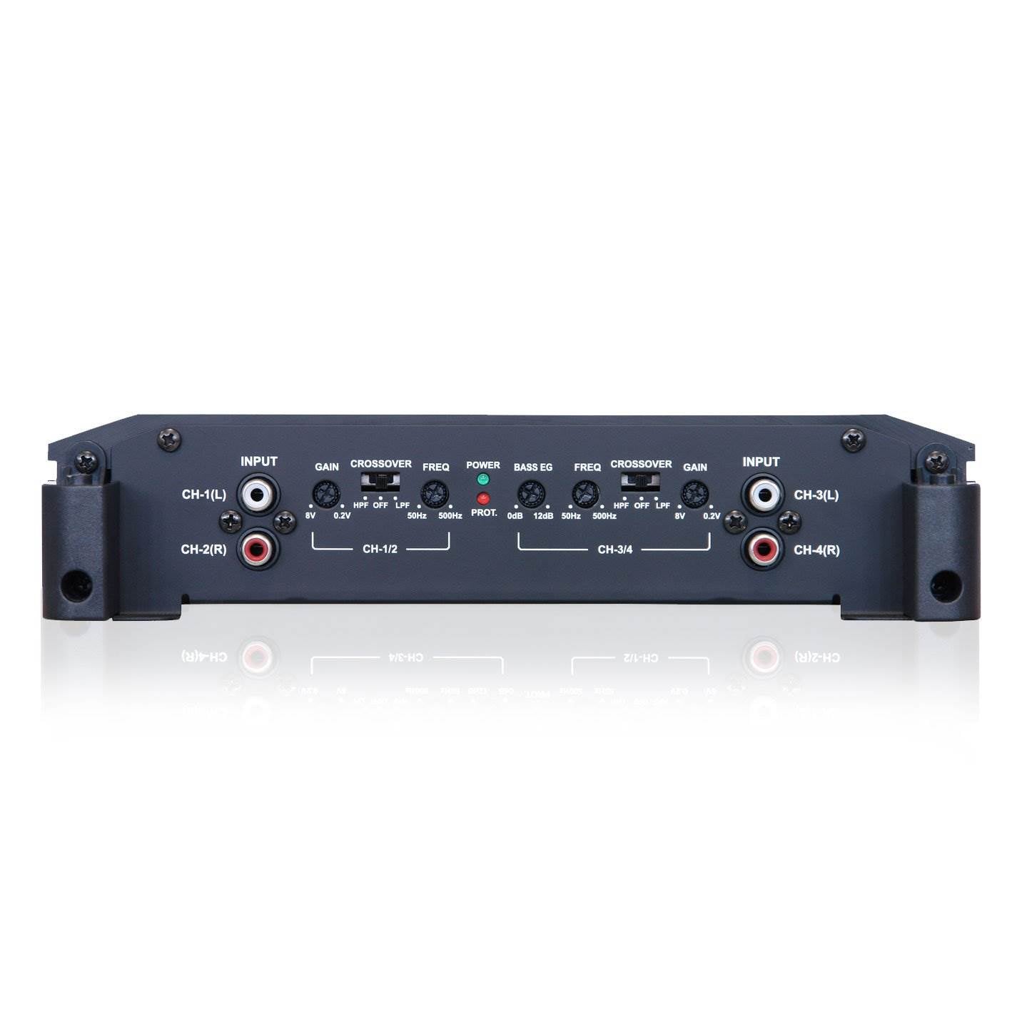 Alpine 600 Watt Max 4 Channel Bass EQ Class A/B Car Audio Amplifier (Open Box)