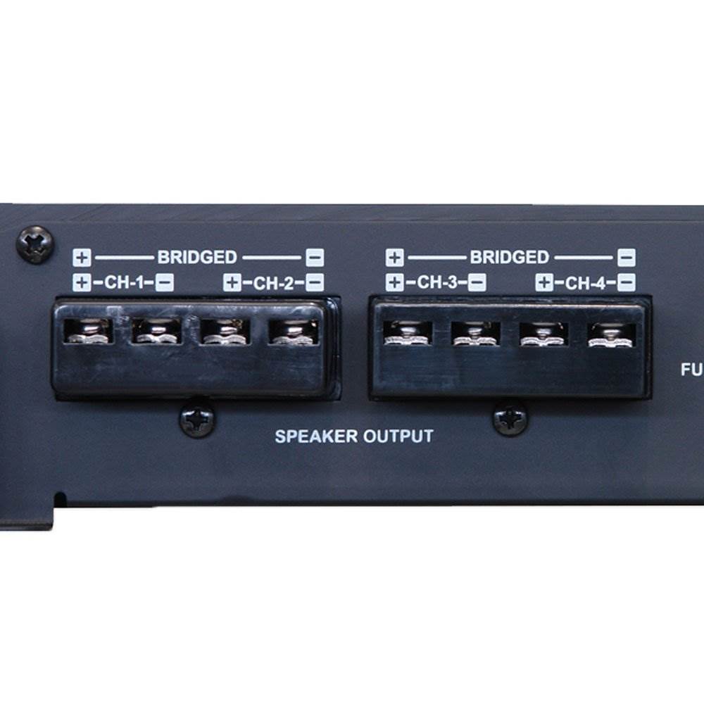 Alpine 600 Watt Max 4 Channel Bass EQ Class A/B Car Audio Amplifier (Open Box)