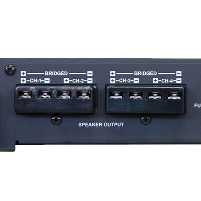 Alpine 600 Watt Max 4 Channel Bass EQ Class A/B Car Audio Amplifier (Open Box)