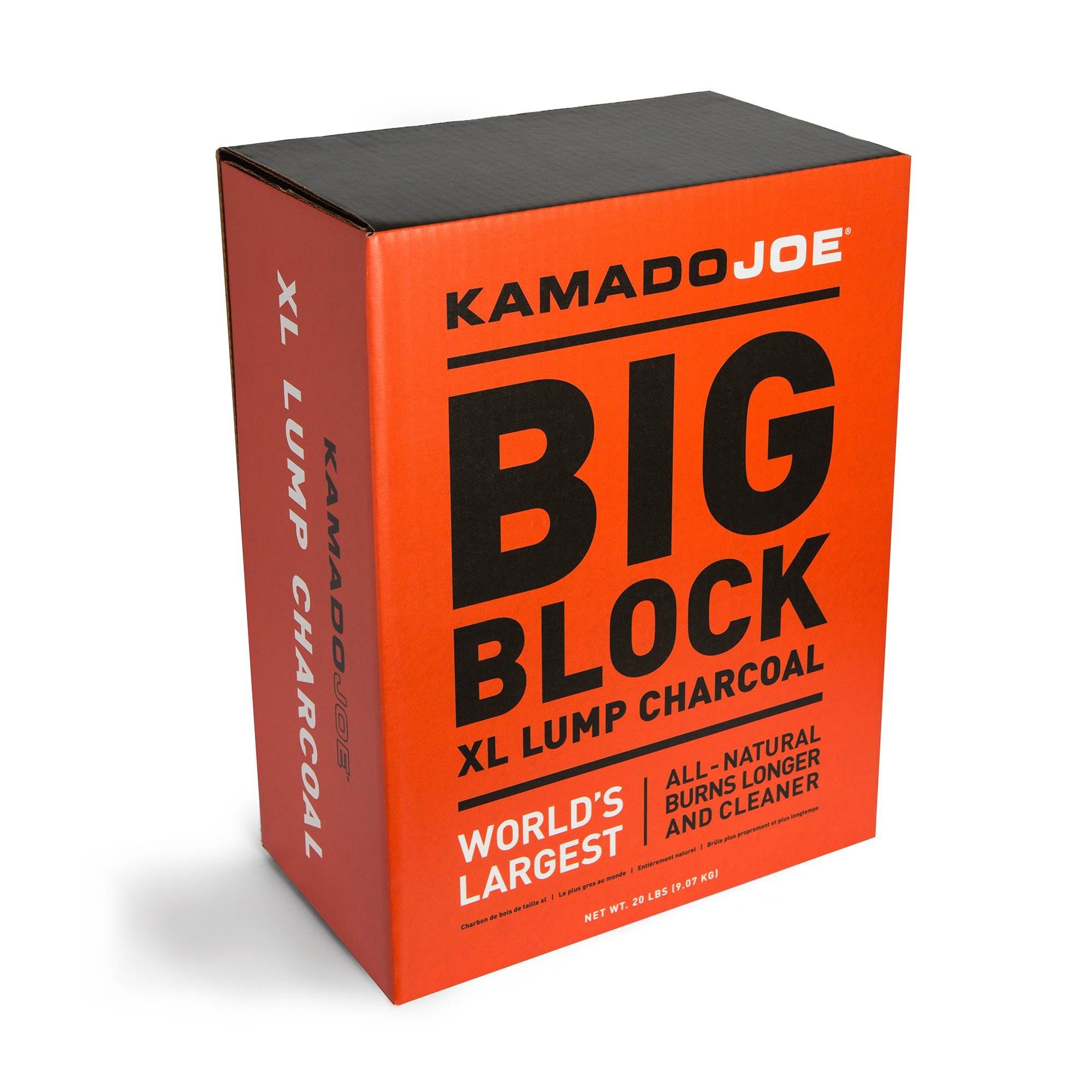 Kamado Joe All Natural Big Block Argentinian XL Premium Lump Charcoal, 20 Pounds