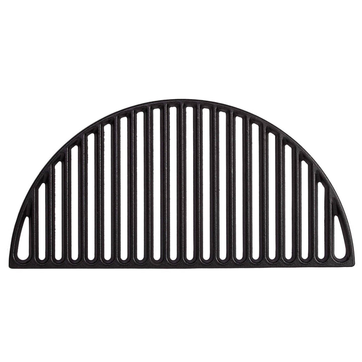 Kamado Joe Big Joe Half Moon Cast Iron Grill Grate Cooking Rack, Black(Open Box) - VMInnovations