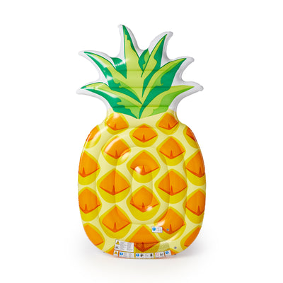 Intex 85 x 49 Inch Giant Inflatable One Person Pineapple Swimming Pool Float Mat