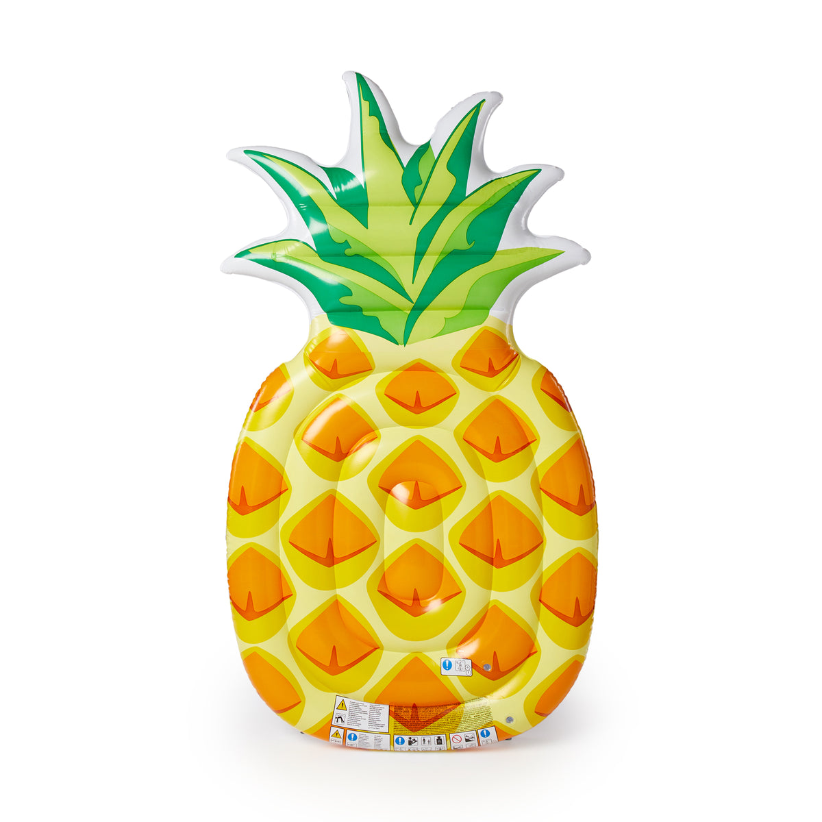 Intex 85 x 49 Inch Giant Inflatable One Person Pineapple Swimming Pool Float Mat