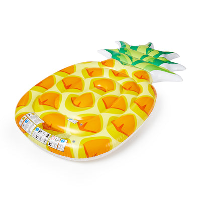 Intex 85 x 49 Inch Giant Inflatable One Person Pineapple Swimming Pool Float Mat