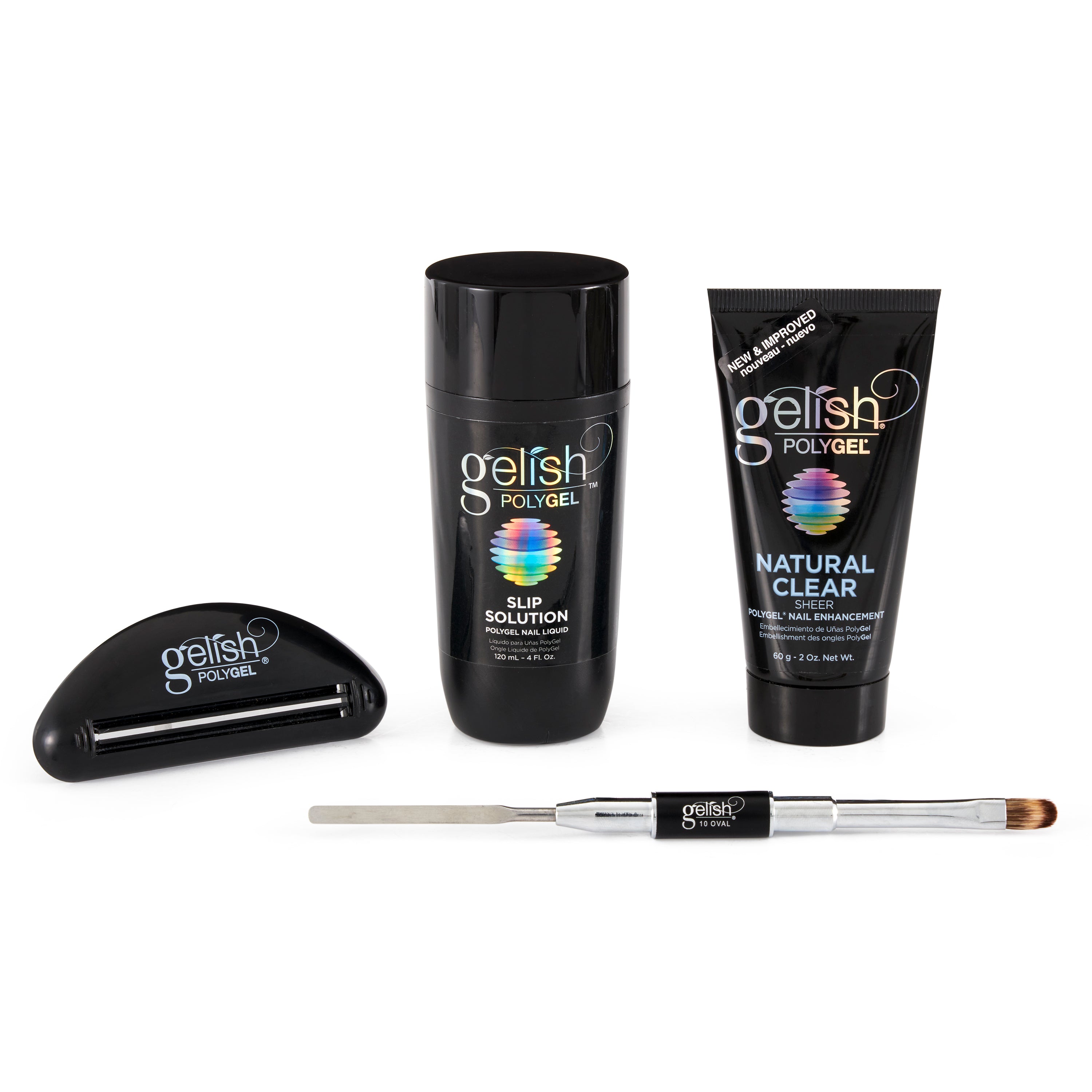 Gelish Professional PolyGel Trial Kit & Terrific Trio Gel Polish Essentials Kit