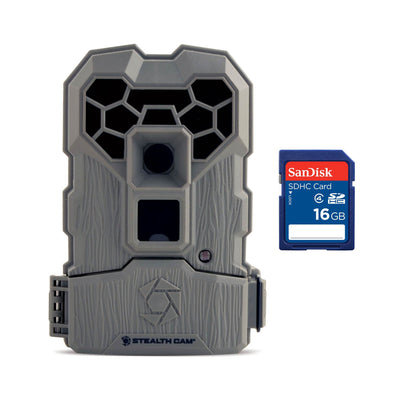 Stealth Cam QS12 10MP Infrared Hunting Scouting Game Camera w/ Video + SD Card