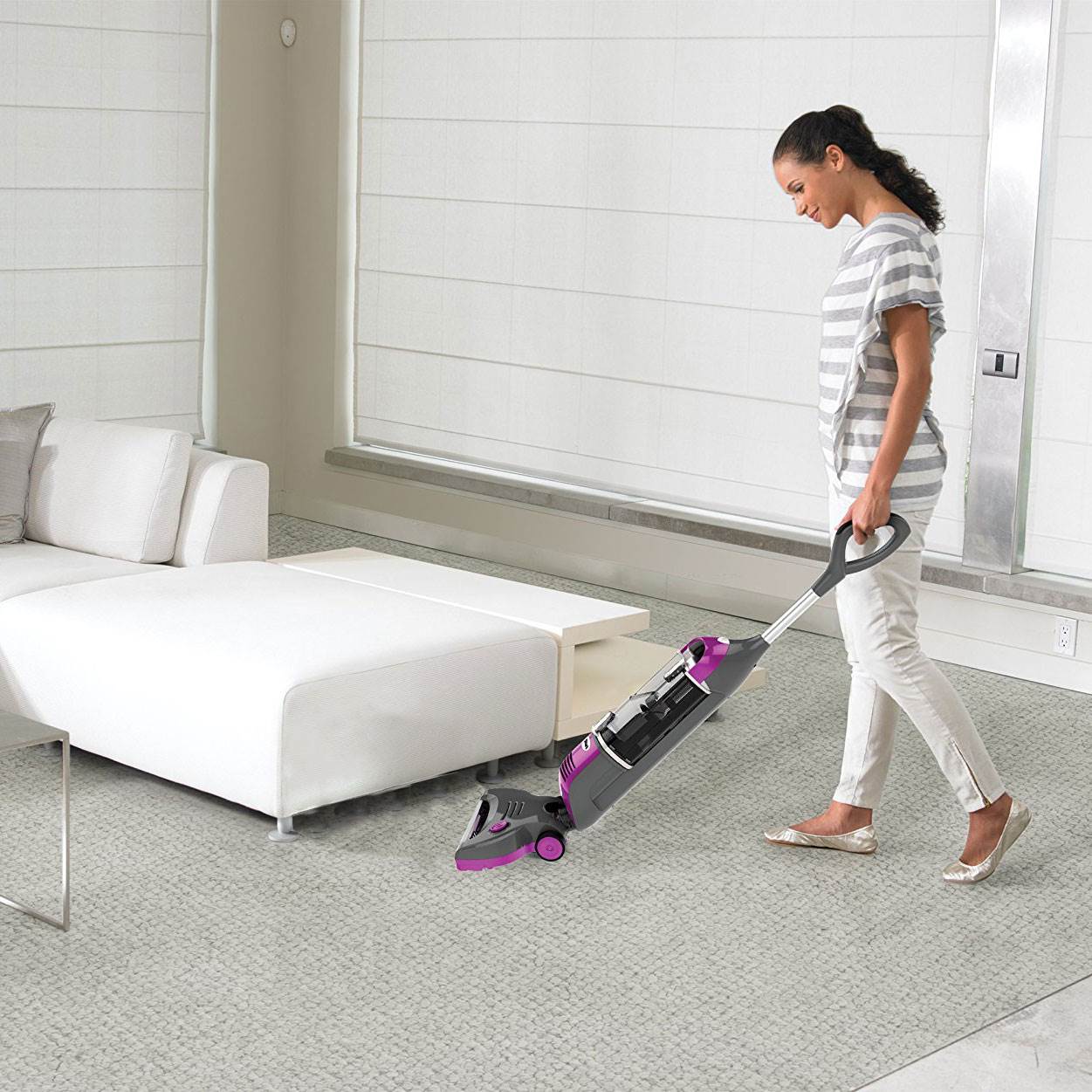 Shark Freestyle Cordless Stick Vacuum, Fuchsia SV1100 (Refurbished) (For Parts)