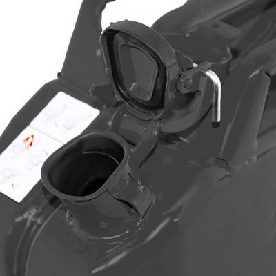 Wavian 2.6 Gallon/10 L SteelJerry Can with Mounting System, Black