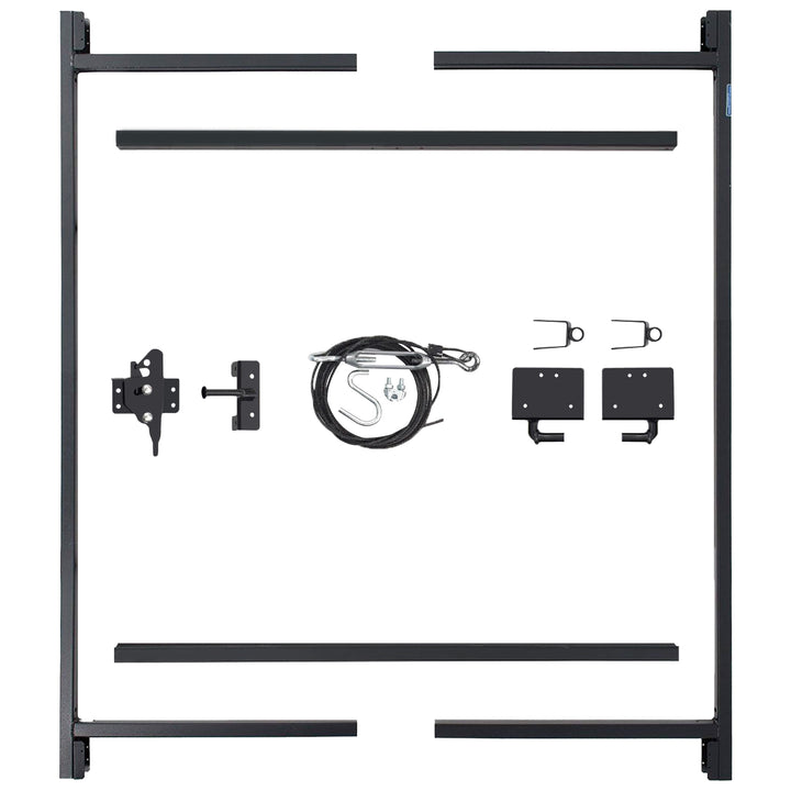 Adjust-A-Gate Steel Frame Gate Building Kit, 60"- 96" Wide Opening Up To 5' High