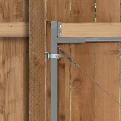 Adjust-A-Gate Steel Frame Gate Building Kit, 36"-72" Opening Up To 6' High(Used) - VMInnovations