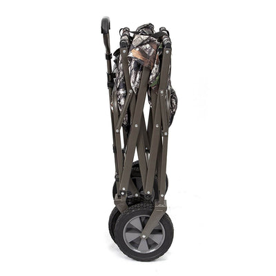Mac Sports Folding Outdoor Garden Utility Wagon Cart, Camouflage (Open Box)