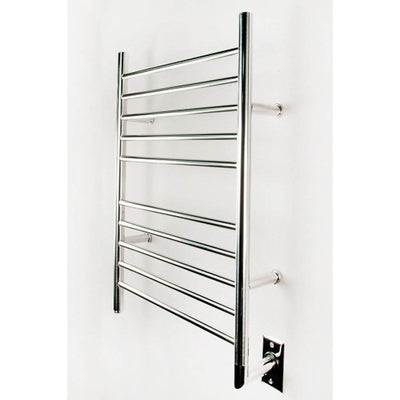 Amba Radiant Hardwired Straight 10 Bar Electric Towel Warmer, Polished (Used)