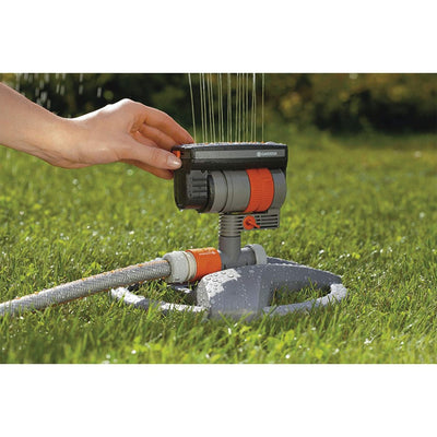 Gardena Outdoor ZoomMaxx Oscillating Sprinkler on Weighted Sled Base (2 Pack)