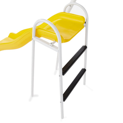 XDP Recreation Blue Ridge Play Outdoor Swing Set, Slide and Triple Fun Go Round