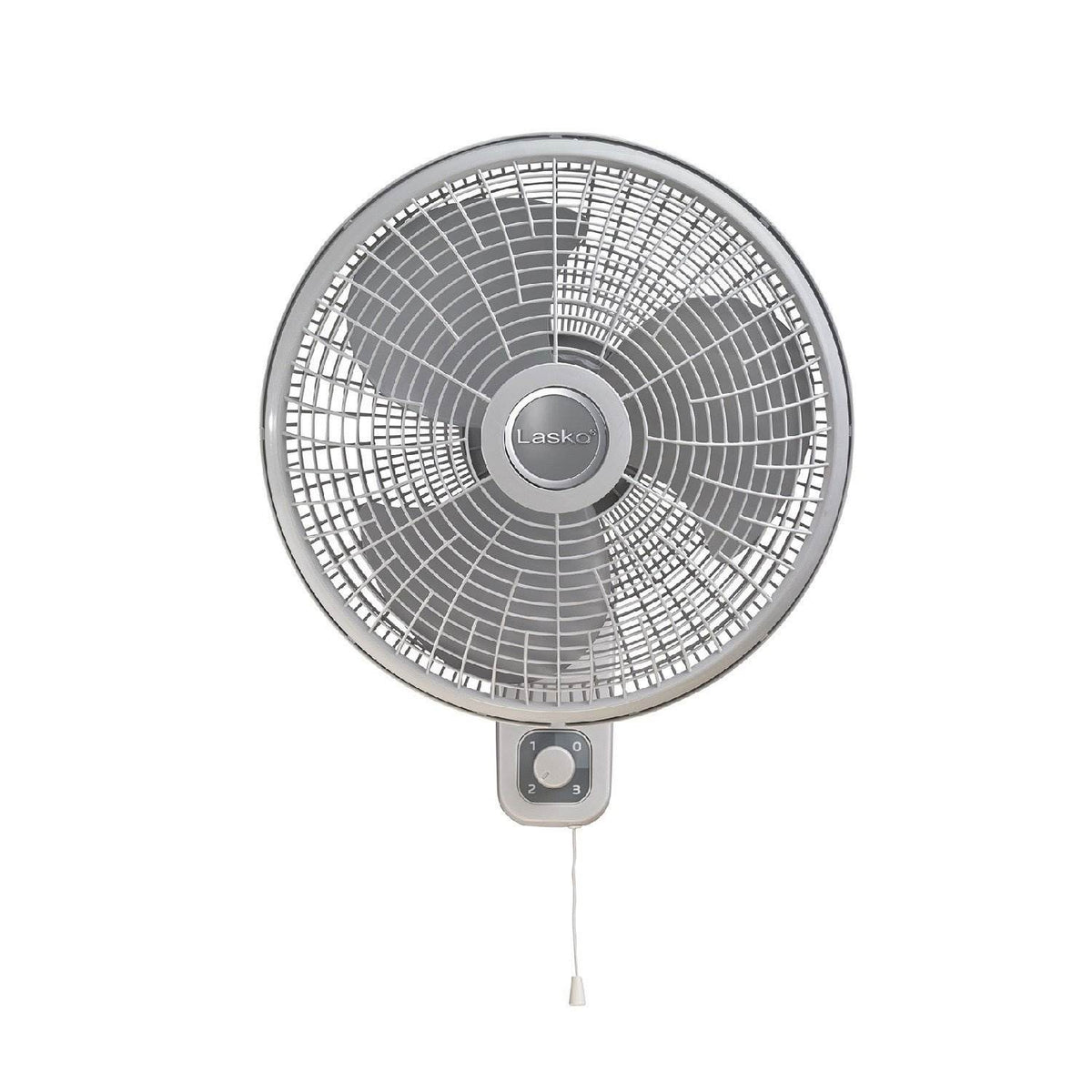 Lasko 16" 3 Speed Oscillating Wall Mount Fan w/ Hardware, Gray (Open Box)