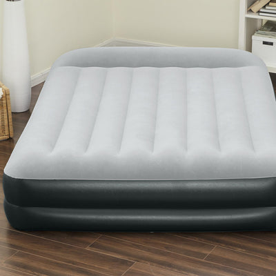 Sealy 16" Inflatable Mattress Queen Airbed w/ Built-In AC Air Pump (Open Box)