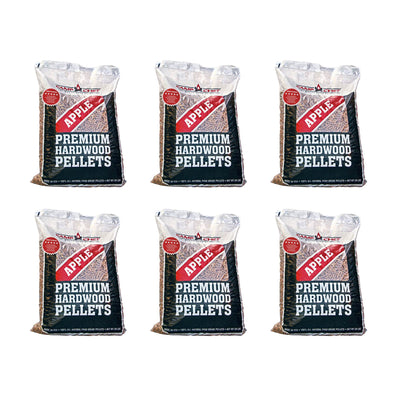 Camp Chef Smoker Grill Premium Orchard Apple Hardwood Pellets, 20 lbs (6 Pack)