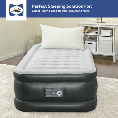 Sealy Tritech 20 Inch Inflatable Mattress Twin Airbed w/ Built-In Pump (Used) - VMInnovations
