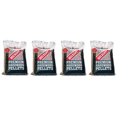 Camp Chef Smoker Grill Premium Hickory BBQ Hardwood Pellets, 20 lbs (4 Pack)