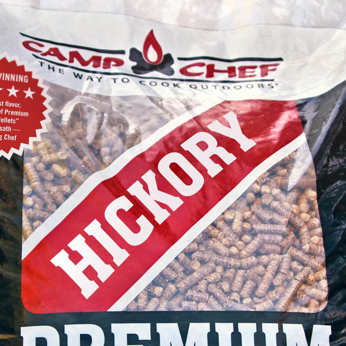 Camp Chef Smoker Grill Premium Hickory BBQ Hardwood Pellets, 20 lbs (4 Pack)