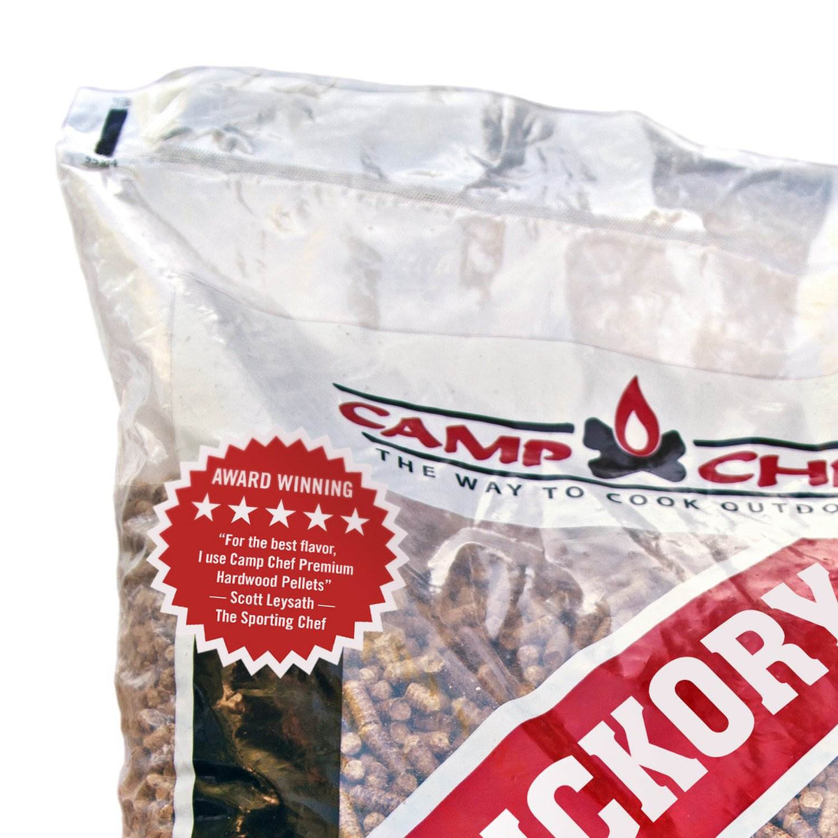Camp Chef Smoker Grill Premium Hickory BBQ Hardwood Pellets, 20 lbs (4 Pack)